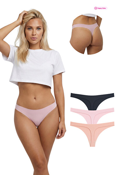 Newlilla 351 Kadın Lazer String Tanga Külot Paketi 351-v1