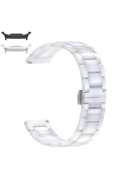 VD VERY DREAM Curea ceramică, compatibilă cu Samsung Galaxy Watch9 44mm, Albă