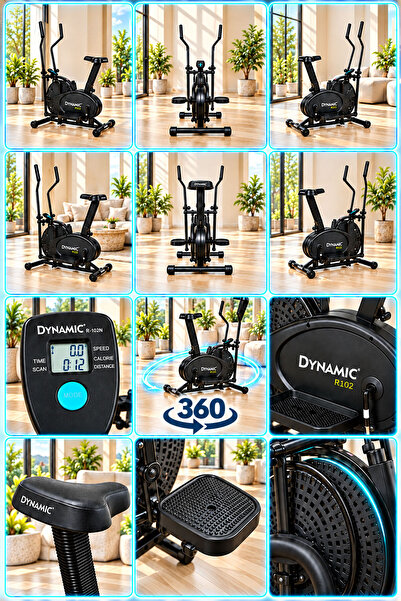 Dynamic R102N Orbitroller Eliptik Bisiklet, Ayakta ve Oturarak Kullanım