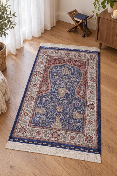 Naar Halı Kumkapı Series S163A Luxury Modal Silk Woven Prayer Rug