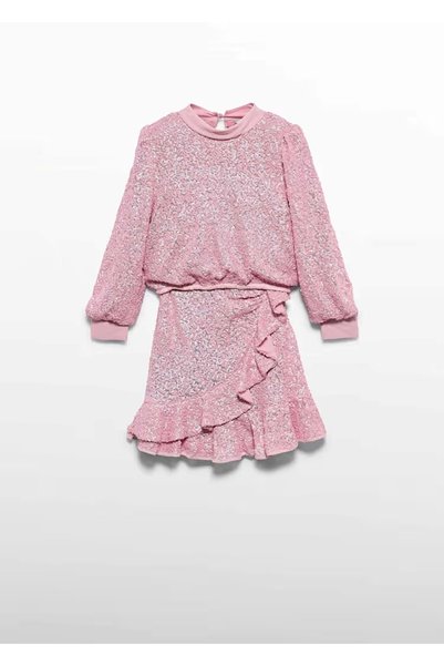 Abel Girl's 2-Piece Set with Sequins Pink