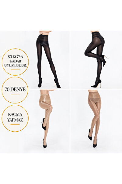 Ece's Design Ciorapi chilot din Lycra cu aspect strălucitor Ece, ultra subțir...