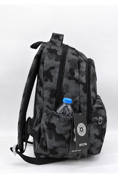 Bevitton Luxury Unisex Black Backpack Sport