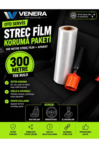Genel Markalar Oto Servis Direksiyon Streç Filmi artı Aparat - Aparatlı Direk...