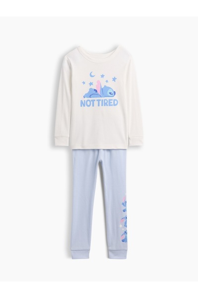 GAP Bebek Açık Mavi Disney Lilo ve Stitch Pijama Takımı