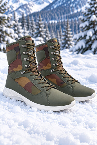 Lucy Shoes Jy799 Verton Lace-Up Orthopedic Sole Daily Skin Men's Military Boo...