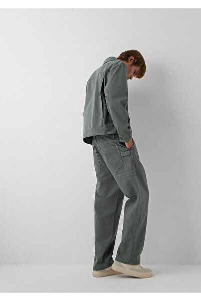 Mavi Yeşil Gabardin Pantolon 0024817-70132