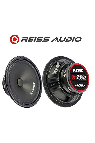 REISS AUDIO Rs-M63ec 200Wat 100W Rms 1Takım/2Adet 16 Cm Oto Midrange Hoparlör