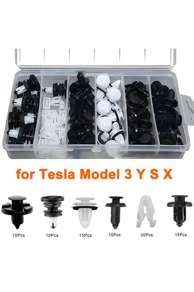 Choice 85Pcs Car Clips Retainers Fasteners Sets with Fastener Removers Plasti...