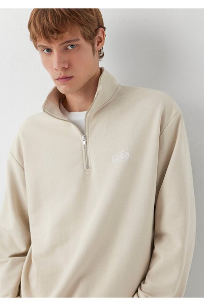 Mavi MVJNS Bisiklet Yaka Bej Sweatshirt 0S10675-70144