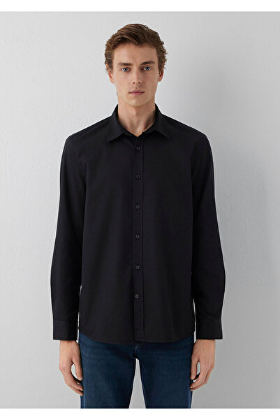 Mavi Long Sleeve Men's Black Shirt 0212089-900