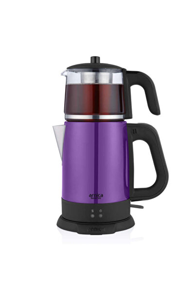 Arnica Demli Stil Mor Cam Çay Makinesi IH33202