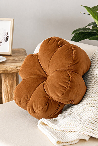 Homedius Decorative Velvet Daisy Throw Pillow Tile 40X40
