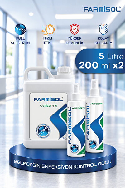 Farmisol Antiseptik 5L + 200 ml 2'li