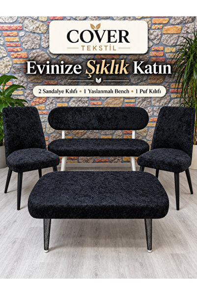 COVER TEKSTİL BENCH KILIFI TAKIMİ