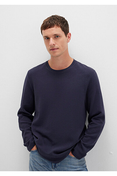 Mavi Μακρυμάνικο Navy Blue Basic T-Shirt Slim Fit / Slim Cut 064622-26828