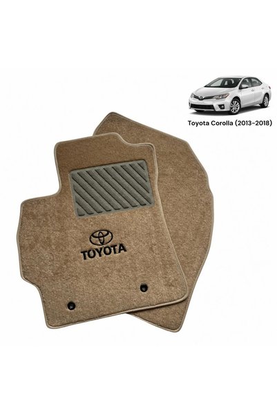 GenelTedarik Oto Halı Paspas Seti Toyota Corolla (2013–2018) Uyumlu | Sport |...