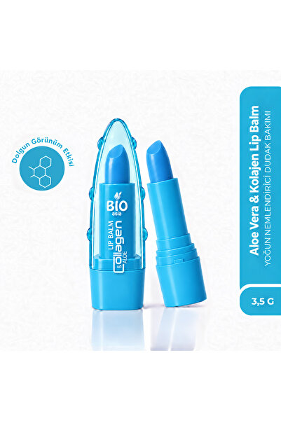 Bio Asia Collagen & Aloe Vera Lip Balm – Plumping & Moisturizing & Revitalizi...