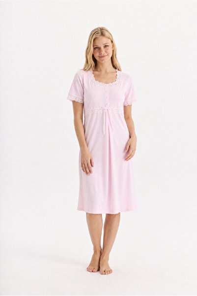 Etoile Νυχτικό εγκυμοσύνης Bamboo Lace Detailed Maternity Night 30251-30255