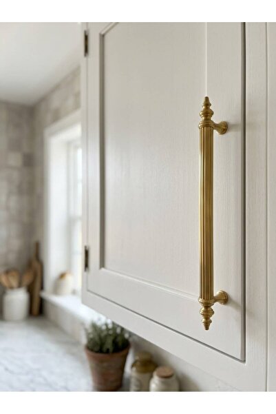 Yc Dekor Mâner Elif Altın 160 mm Mâner de lux pentru mobilier de bucătărie, d...