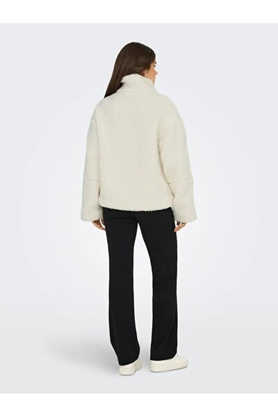 ONLY ONLASPEN TEDDY JACKET OTW Beyaz Kadın Ceket 15349400