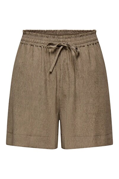 ONLY Onlnele Hw Structure Shorts Pnt Brown Women's Shorts 15370327