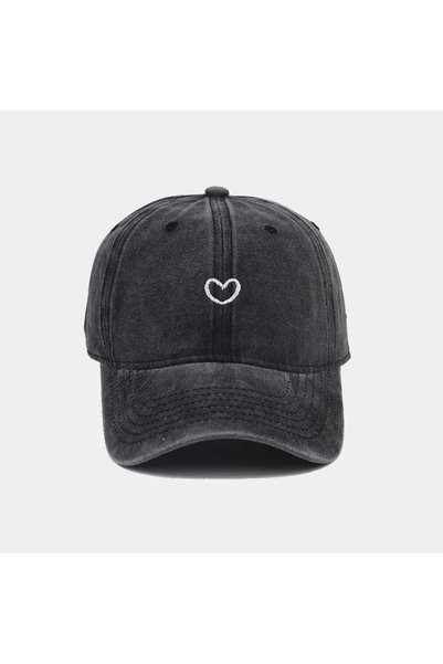 Choice black Hat New For Women Men Washed Cotton Baseball Cap Soft Top Embroi...