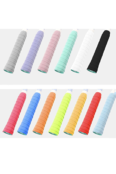 Choice Mixedcolors12pcs Anti slip flat sweatband for badminton/tennis, with s...