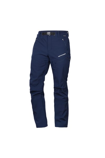 NORTHFINDER GUSTAVE – pantaloni de drumeție softshell pentru bărbați, Albastr...