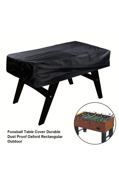 Choice 160x115x50cm black Football Table Cover Dustproof Game Billiard Table ...