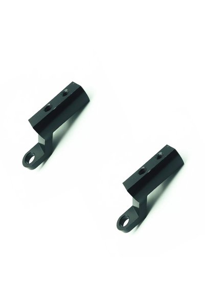 Choice 2 PCS Black Aluminum Extender Bracket for Motorcycle Scooter ATV Rearv...