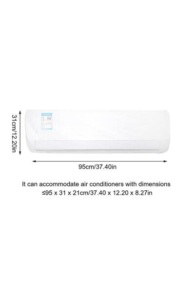 Choice L 86X31cm/95X31cm Air Conditioner Dust Cover Indoor Air Conditioner Co...