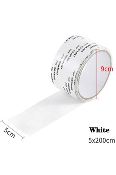 Choice white Window Screen Tape Anti-mosquito Screen Repair Subsidy Door Curt...