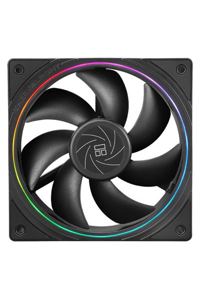 Choice1 مروحة تبريد Thermalright TL-S12 مقاس 120 مم بإضاءة ARGB Halo LED بدون...