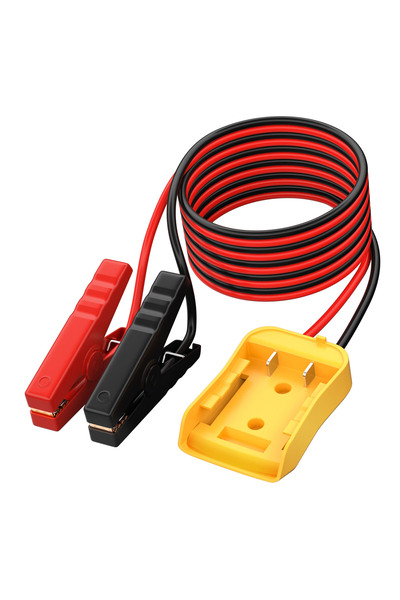 Choice1 De-WD100-1-6ft 6FT Jumper Cable Clamps with Power Wheel Battery Adapt...