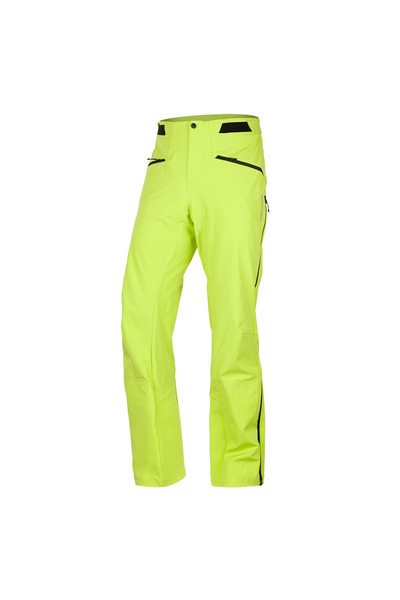 NORTHFINDER BURT – pantaloni de schi softshell pentru bărbați, limegreen