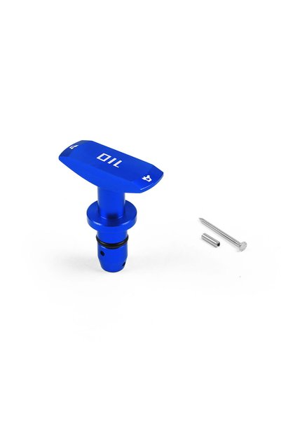 choice2 Blue Car Oil Dipstick Pull Handle Engine Oil Pullhandle Aluminum Bill...