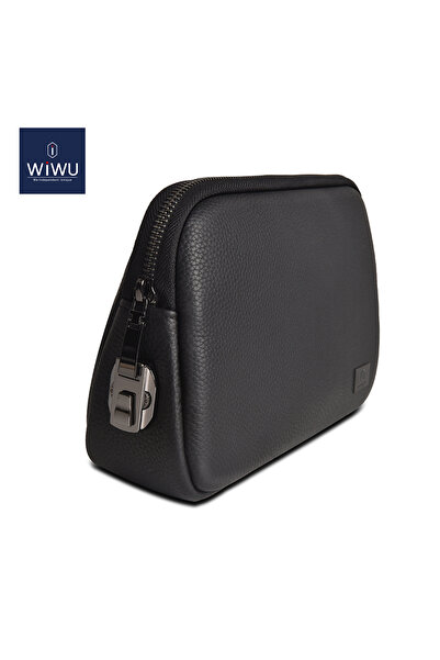 Choice black WiWU Anti-theft Clutch Bag PU Leather Waterproof Storage Box for...