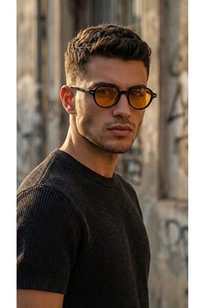 JULIANO Madison Brown-Yellow Sunglasses