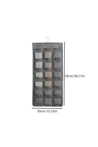 Choice 1pc G247 Double Sides Underwear Storage Hanging Bag Dormitory Home War...