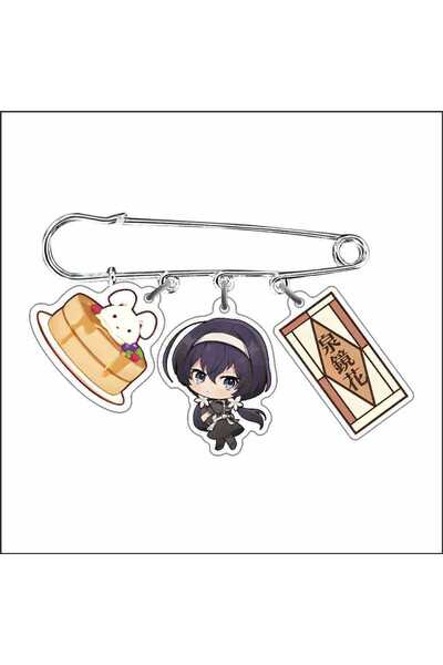 Choice 3 Anime BSD Bungo Stray Dogs Brooch Pin Coffee Cake Series Characters ...