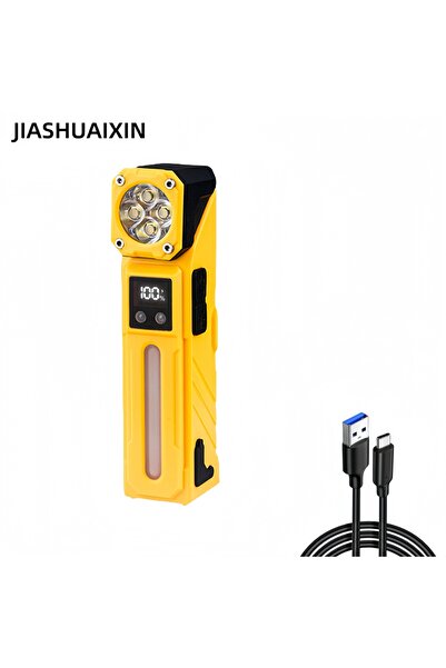 choice2 18650 Lithium Battery Yellow JIASHUAIXIN Corner Multi-Function Flashl...