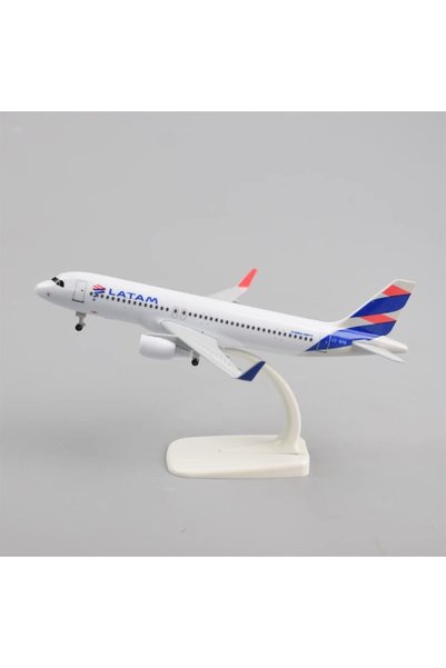 Choice نموذج طائرة لاتام A320 بطول 20 سم مصنوع من سبيكة معدنية مصبوبة، لعبة ط...