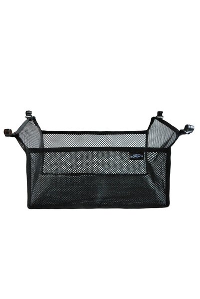 Choice black Mesh Basket Organizer Camping Foldable Table Storage Net Bag Por...