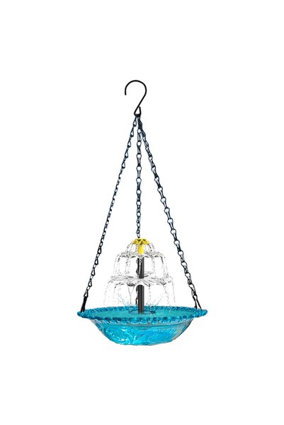 Choice6 A Hanging Hummingbird Feeders Solar Wild Birds Bath Cascade Hanging F...