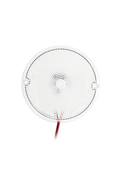 Choice WHITE High Brightness 60 LED Round Truck Interior Light Transparent Sw...