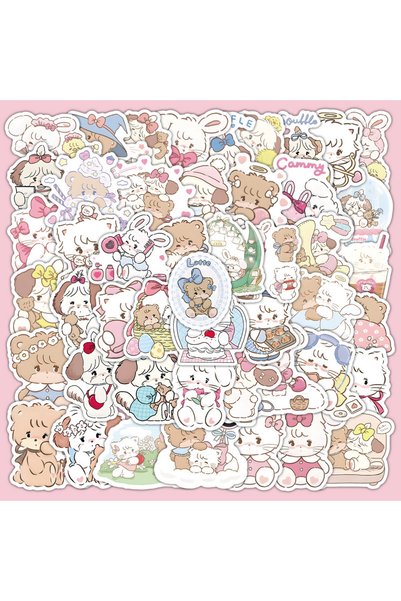 Choice 63PCS 63 Pcs MIKKO Cat Stickers - Cute Character Decor, Perfect for No...