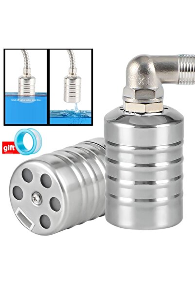 choice2 3/4" Upper Water Inlet Stainless Steel Floating Ball Valve Automatic ...