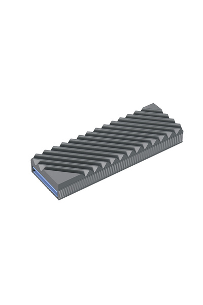 Choice1 M.2-11 Grey M.2 SSD NVMe Heat Sink M2 2280 Solid State Hard Disk Alum...