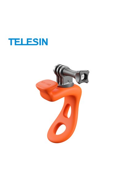 Choice Orange TELESIN Action Camera Adjustable Silicone Mount Mini Flexible B...